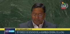 Luis Arce: “Estamos convencidos que asistimos a la construcción de un nuevo orden mundial”