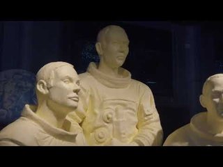 Butter Astronaut Statues - Chairlift - Piglets at the Ohio State Fair 2019