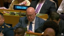 Russia’s UN ambassador plays on phone as Biden addresses Assembly