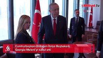 Cumhurbaşkanı Erdoğan İtalya Başbakanı Meloni’yi kabul etti