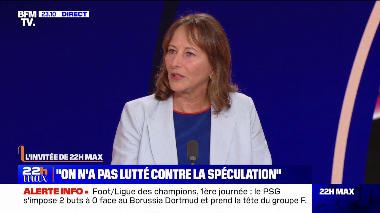 Inflation: "On n'a pas lutté contre la spéculation des intermédiaires, des industries alimentaires et des grandes marques de distribution", estime Ségolène Royal