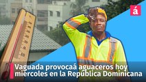 Vaguada provocará aguaceros hoy miércoles en la República Dominicana