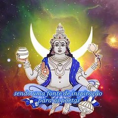 Chandra o Deus da Lua na Mitologia Hindu.