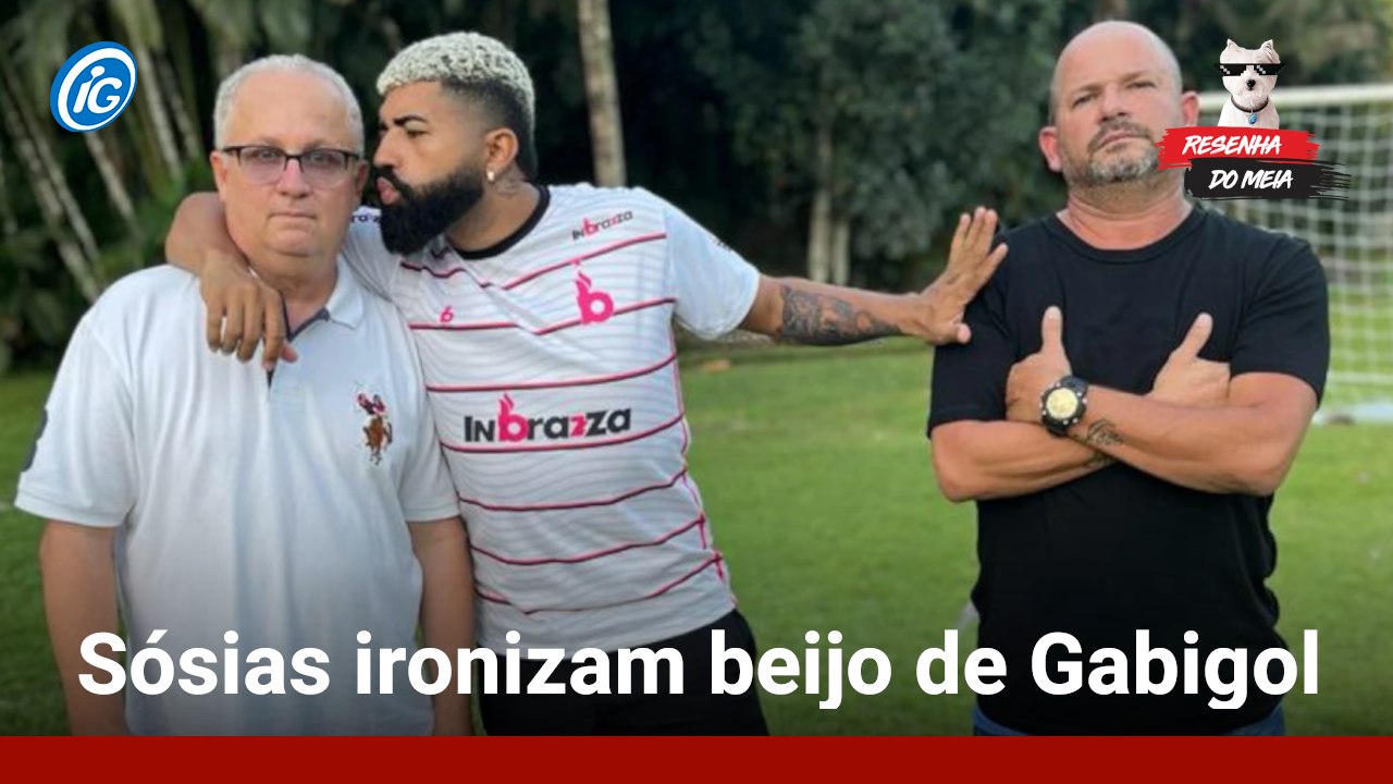 Resenha do MEIA: Sósias ironizam beijo de Gabigol para Dorival
