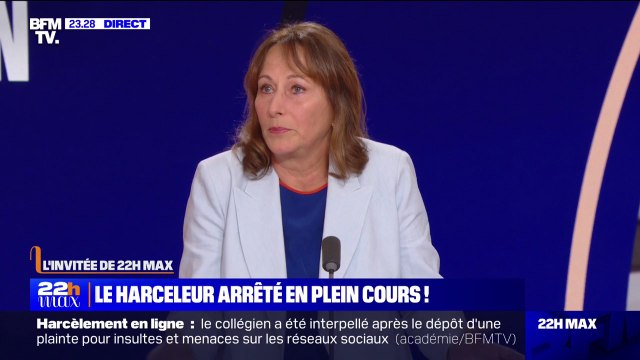 Harceleur interpellé en plein cours à Alfortville: Je préfère une intervention un peu musclée que pas d'intervention , affirme Ségolène Royal