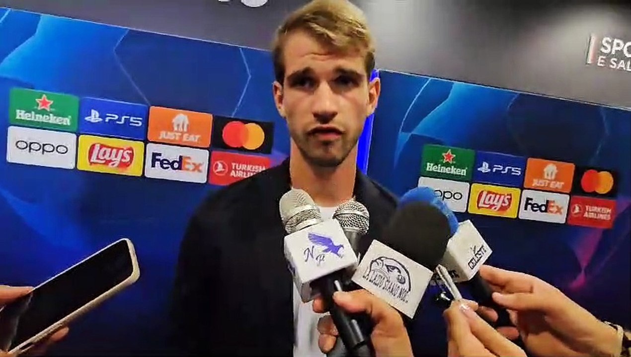 Provedel in mixed zone dopo Lazio-Atletico Madrid