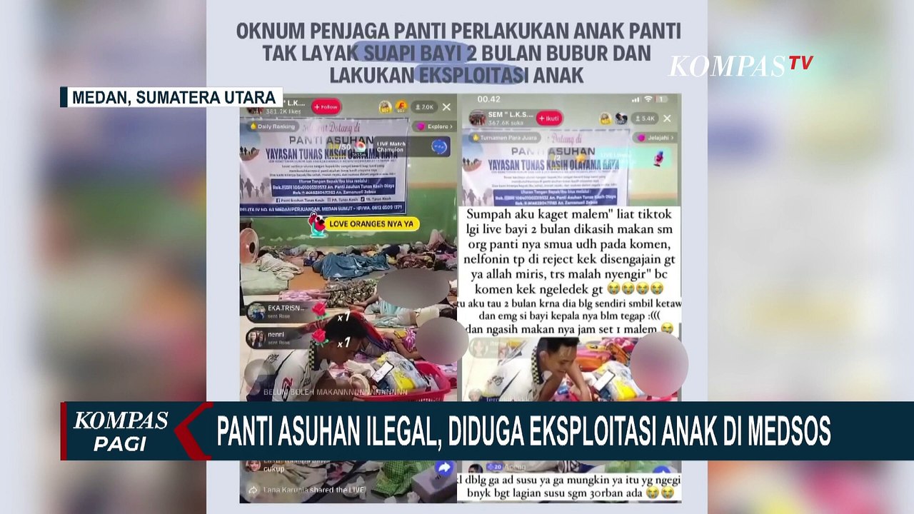 Viral Panti Asuhan Ilegal Minta Saweran Melalui Live Streaming di Tiktok, Dinsos Medan Turun Tangan
