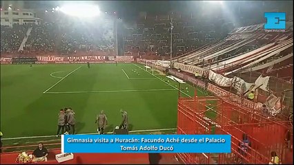 Gimnasia visita a Huracán: Facundo Aché desde el Palacio  Tomás Adolfo Ducó