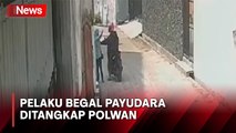 Begal Payudara Beraksi Terekam CCTV di Palembang, Modus Tanya Alamat