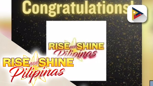 Rise And Shine Pilipinas, pinarangalan bilang 'Morning Show Program of the Year' sa Philippines Finest Business Awards & Outstanding Achievers