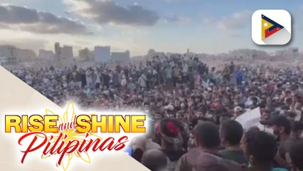 Mga binahang residente sa Derna, Libya, sinalakay ang bahay ng alkalde