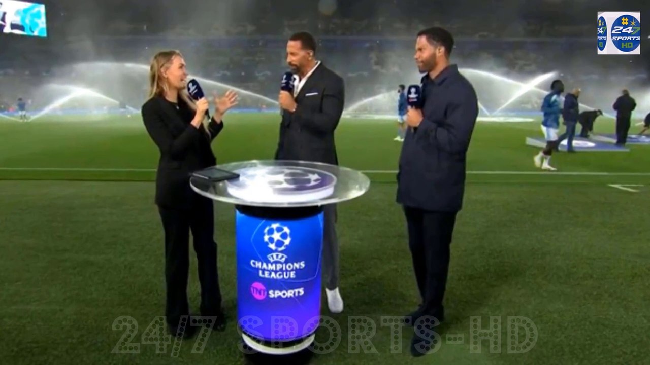 Laura Woods left ‘embarrassed’ live on TV as Rio Ferdinand cheekily shows her up on her TNT Sports debut