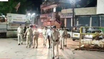 देवास: गणेश उत्सव को लेकर शहर के पाडालो का SP ने किया निरीक्षण