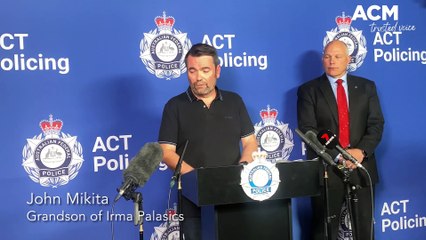 Irma Palasic's family speak after a man accused of her murder is arrested.