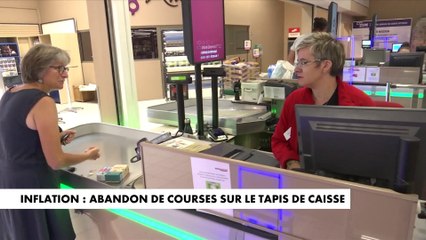Inflation : abandon de courses sur le tapis de caisse