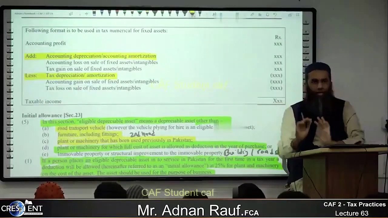 64.Tax Lecture 63