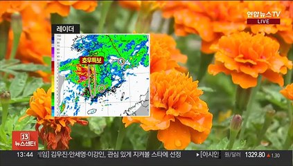 [날씨] 전국 가을비, 해안가 집중호우…시간당 최대 60㎜↑