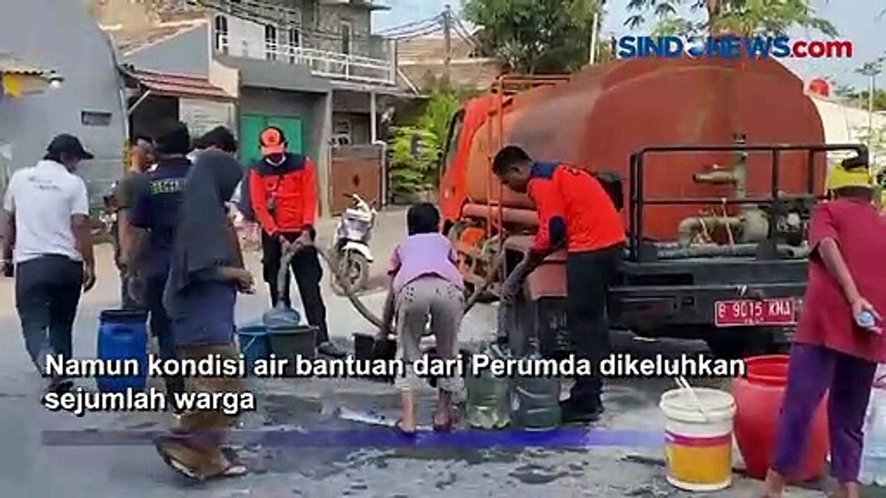 Krisis Air Bersih, Warga Bekasi Keluhkan Bantuan Distribusi Air dari PDAM