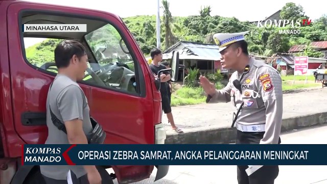 Polres Minut Tindak 323 Pelanggaran Selama Ops Zebra Samrat