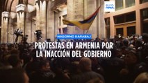 Disturbios en Armenia por la falta de acción de su Gobierno ante la ofensiva de Azerbaiyán