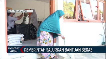 Pemerintah Salurkan Bantuan Beras Pada Masyarakat