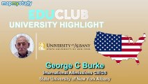 State University of New York Albany _ In Conversation with Mr. George C Burke _ MapMyStudy