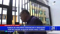 San Martín de Porres: ancianos inician proceso judicial para desalojar a inquilino moroso