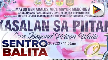 20 PDLs sa Mandaluyong City Jail, ikinasal sa kanilang kinakasama sa tulong ng BJMP at Mandaluyong LGU