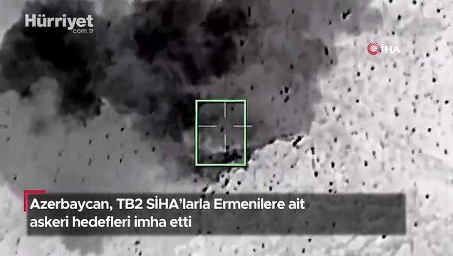 Azerbaycan, TB2 SİHA’larla Ermenilere ait askeri hedefleri imha etti