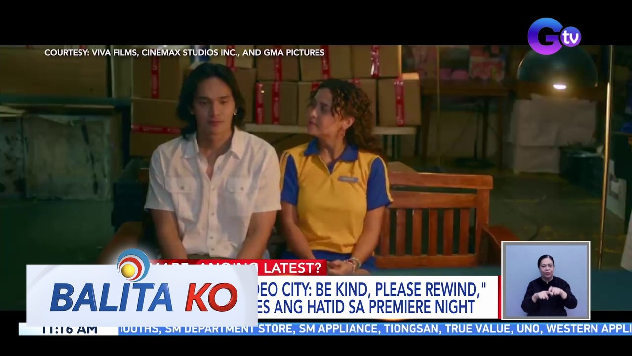 Pelikulang "Video City: Be Kind, Please Rewind," throwback vibes ang hatid sa premiere night | BK