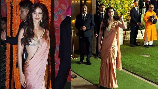 Disha Patani Mukesh Ambani House Ganesh Chaturthi Celebration में Revealing Saree Troll | Boldsky