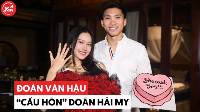 Đoàn Văn Hậu tiết lộ thấy áp lực khi quen Doãn Hải My, nay đã cầu hôn bạn gái