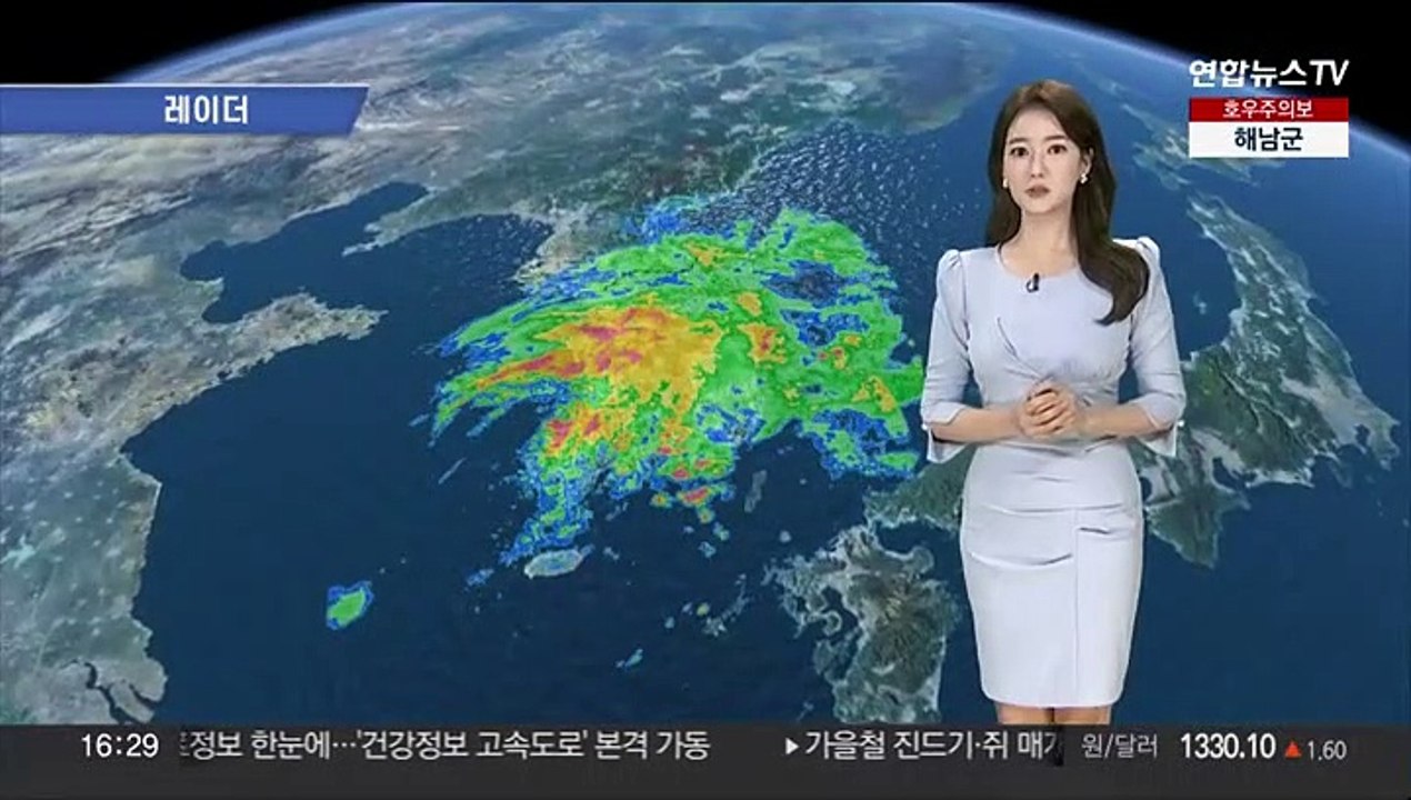 [날씨] 내일까지 요란한 비…곳곳 시간당 30~50㎜ 호우