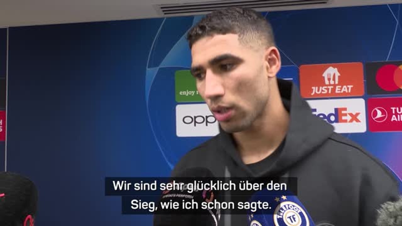 Hakimi 'sehr glücklich' nach Sieg gegen BVB