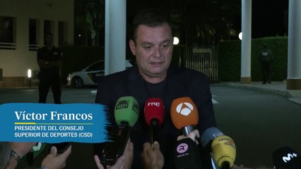 Víctor Francos: "No queremos entrar en una deriva de sanciones"