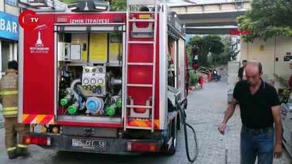 İzmir'de eğlence mekanında yangın 1 kişi öldü