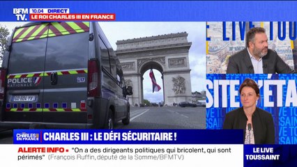 Visite de Charles III en France: 8000 forces de l'ordre mobilisées ce mercredi, selon le ministère de l'Intérieur