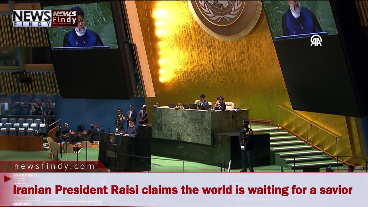 Iranian President Raisi claims the world is waiting for a savior