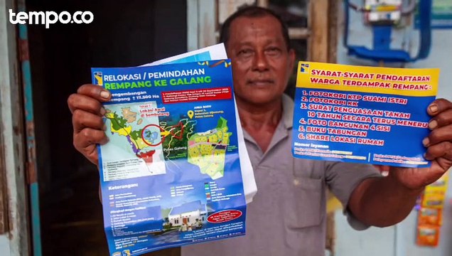 4 Janji Pemerintah Agar Warga Pulau Rempang Mau Relokasi: Rumah, Tanah, hingga HPL