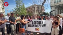 Agrobay işçileri direnişini İstanbul'a taşıdı