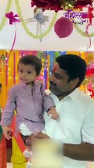 सतेज पाटील यांनी लाडक्या नातवासोबत केला बाप्पाचा जयजयकार_1