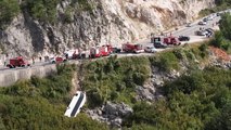 Briton among two killed as bus plunges into ravine in Montenegro