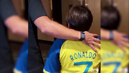 Young Ronaldo fan meets his hero after crying on TV