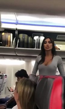 Lite in volo per i bagagli