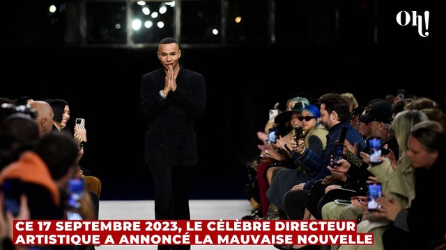 Olivier Rousteing dévasté : plusieurs pièces Balmain volées tout juste avant la Fashion Week