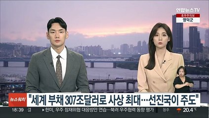"세계 부채 307조달러로 사상 최대…선진국이 주도"
