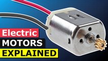 How does an Electric Motor work DC Motor explained