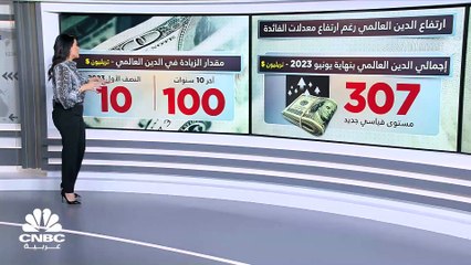 الدين العالمي يقفز إلى 307 تريليونات دولار ليسجل مستوى قياسياً جديداً