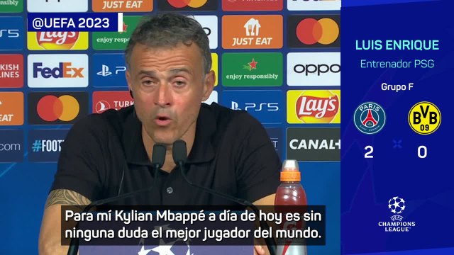 LUIS ENRIQUE: MBAPPÉ es el MEJOR DEL MUNDO SIN DUDA