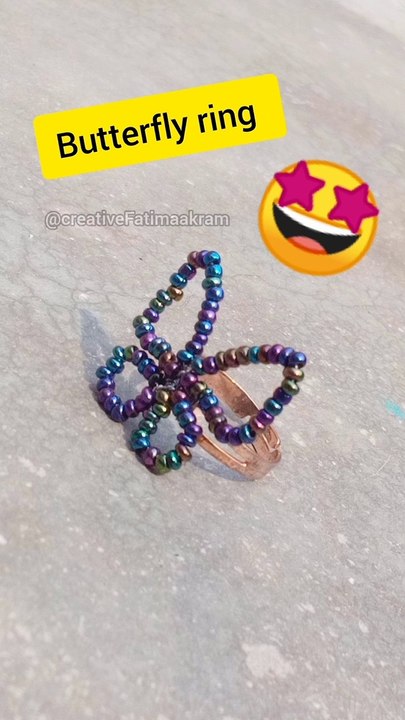 Butterfly Ring  #creativefatimaakram #youtubeshorts #viral #shorts